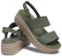 Shop (W) Crocs Brooklyn 'Olive Ringkas' 206453-31G