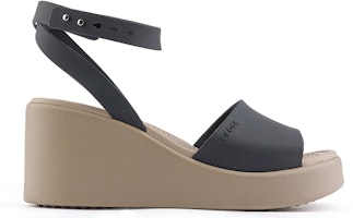 (W) クロックス ブルックリン ウェッジサンダル (黒ベージュ) 209406-07H Order (W) クロックス ブルックリン ウェッジサンダル (黒ベージュ) 209406-07H