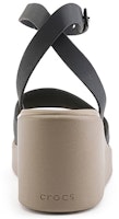 (W) クロックス ブルックリン ウェッジサンダル (黒ベージュ) 209406-07H Purchase (W) クロックス ブルックリン ウェッジサンダル (黒ベージュ) 209406-07H