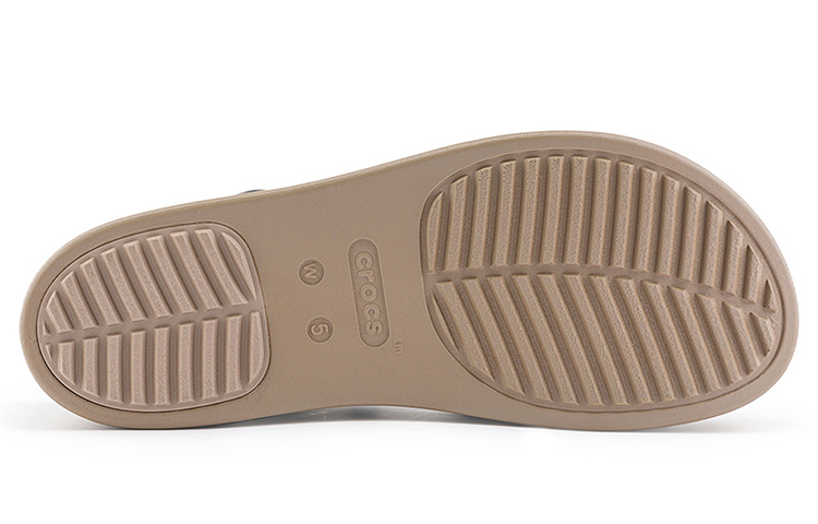 Details for Crocs卡羅奇 布魯克林一字帶坡跟涼鞋 女款 黑