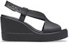 Order (W) Crocs Brooklyn Cozy Sandal Sukan Hitam Anti-Licin 206222-060
