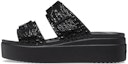 Buy (W) Crocs Brooklyn Croco Shine Buckle 'Hitam' 209361
