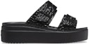 Order (W) Crocs Brooklyn Croco Shine Buckle 'Hitam' 209361