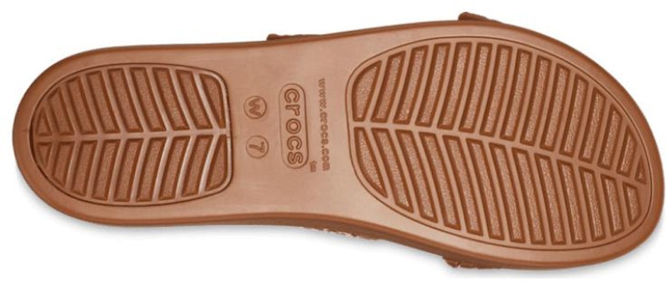 (W) Crocs Brooklyn Croco Shine Buckle 'Coklat' 209361-23 Details for (W) Crocs Brooklyn Croco Shine Buckle 'Coklat' 209361-23