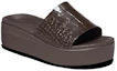 Order (Women) Crocs Brooklyn Croco Shine Slide Sandals 'Espresso' 209253-206