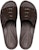 (W) Crocs Brooklyn Croco Shine Slide Sandals 'Espresso' - Selipar Sandal Crocs Espresso. 209253-206