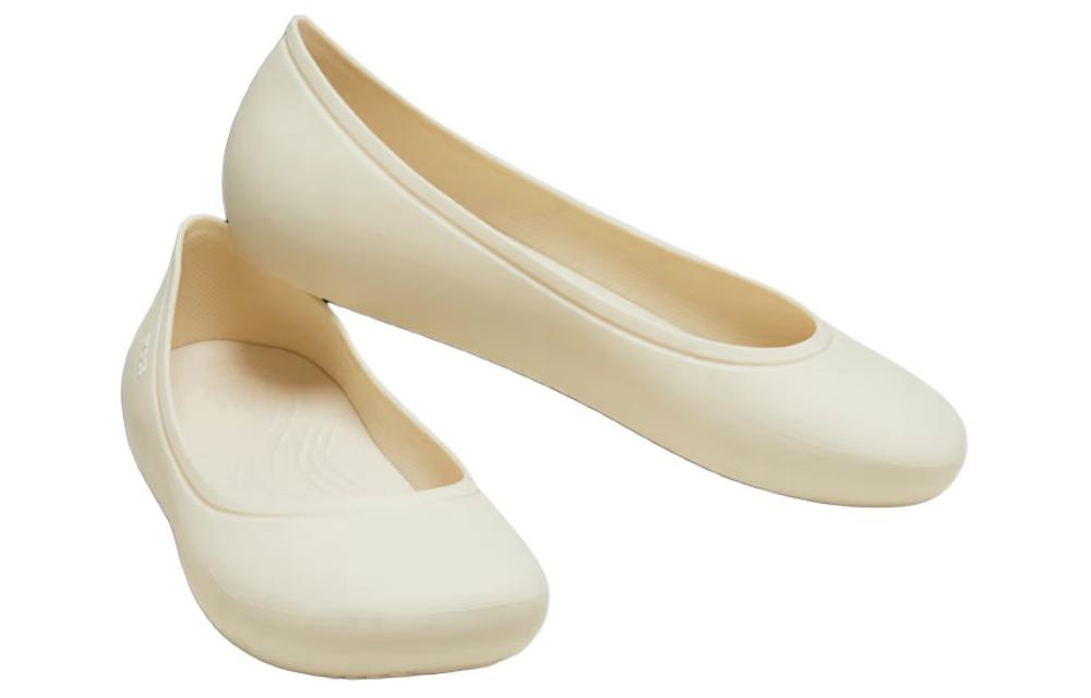 Shop (W) Crocs Brooklyn Flat 'Putih' 209384-160