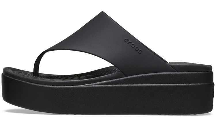 (Women) Crocs Brooklyn Flip 'Black' 208727-001
