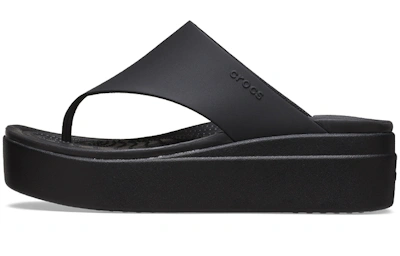 (Women) Crocs Brooklyn Flip 'Black'