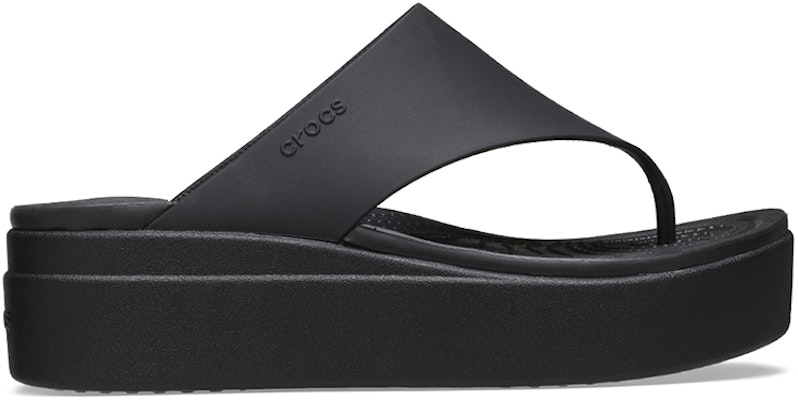 (Women) Crocs Brooklyn Flip 'Black' 208727-001 Order (Women) Crocs Brooklyn Flip 'Black' 208727-001