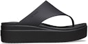 Order (W) Crocs Brooklyn Flip 'Hitam' 208727-001