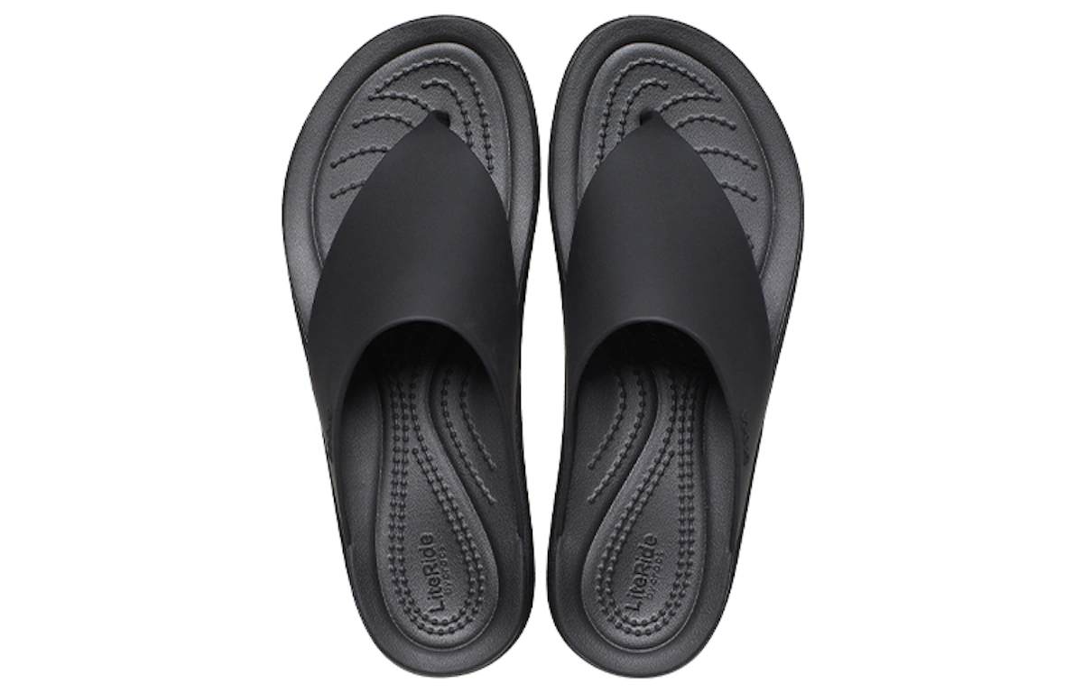 (Women) Crocs Brooklyn Flip 'Black'
