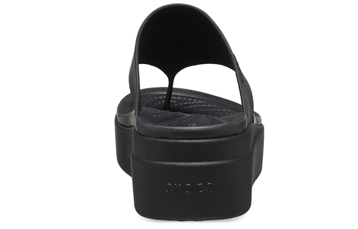 (Women) Crocs Brooklyn Flip 'Black'