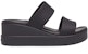 (W) Sandal Crocs Brooklyn Ringan Hitam 206219-060