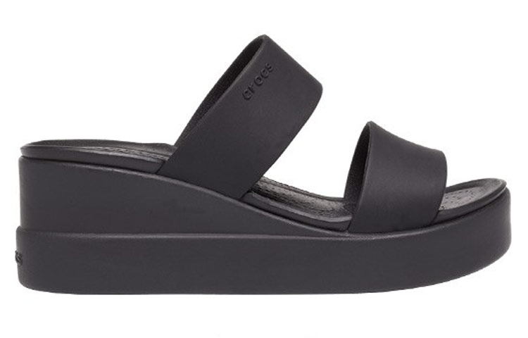 Lookbook (W) Sandales Noires Légères Crocs Brooklyn 206219-060