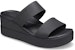 (W) Sandal Crocs Brooklyn Ringan Hitam 206219-060