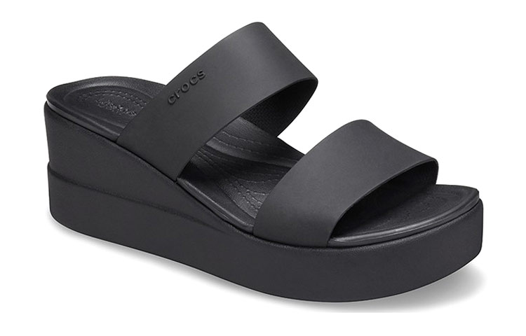 Shop (W) Sandales Noires Légères Crocs Brooklyn 206219-060