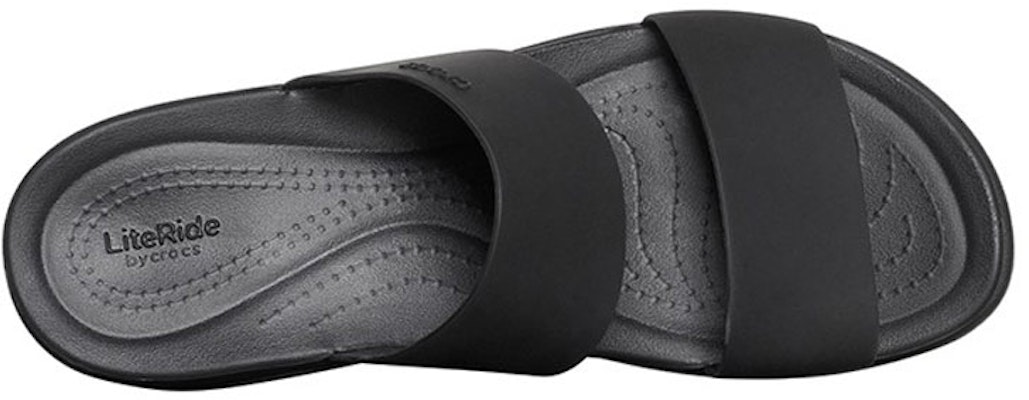 (W) Crocs Brooklyn 轻便黑色凉鞋 206219-060 Shop (W) Crocs Brooklyn 轻便黑色凉鞋 206219-060