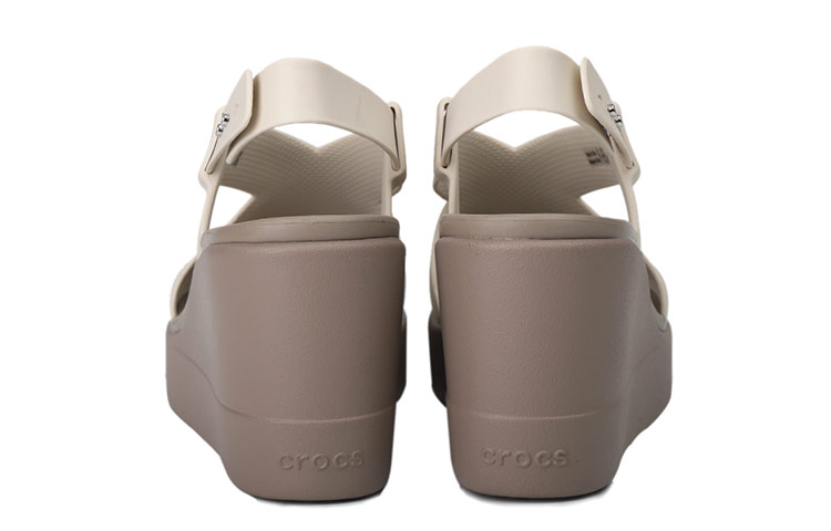 Shop (Women) Crocs Brooklyn Lightweight Cement Gray Sandals 'Gray' 206222-16T