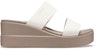 (W) Crocs Brooklyn Ringan Cendawan Kelabu Sandal 206219-16T