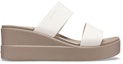 Order (W) Crocs Brooklyn Ringan Cendawan Kelabu Sandal 206219-16T