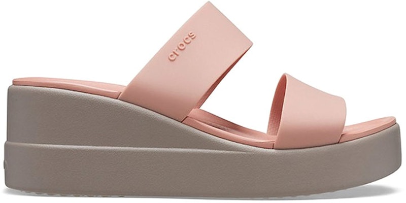 (Women) Crocs Brooklyn Lightweight Pale Pink Sandals 206219-6RL Order (Women) Crocs Brooklyn Lightweight Pale Pink Sandals 206219-6RL