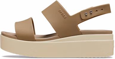 (Women) Crocs Brooklyn Low Wedge 206453-2YI (Women) Crocs Brooklyn Low Wedge 206453-2YI
