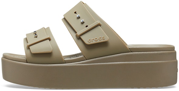 (W) Sandalia Crocs Brooklyn Low Wedge 'Beige' 207431-260 Buy (W) Sandalia Crocs Brooklyn Low Wedge 'Beige' 207431-260