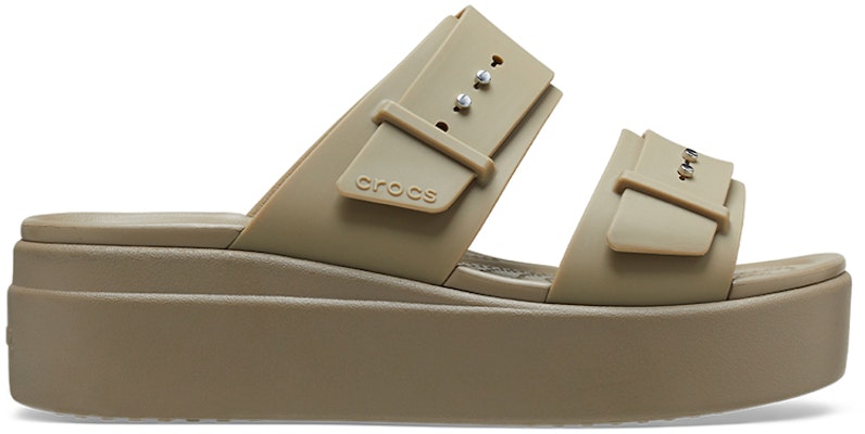 (Women) Crocs Brooklyn Low Wedge Sandal 'Beige' 207431-260 Order (Women) Crocs Brooklyn Low Wedge Sandal 'Beige' 207431-260