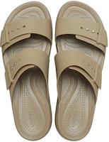 (W) クロックス ブルックリン ローウェッジ サンダル (ベージュ) 207431-260 Shop (W) クロックス ブルックリン ローウェッジ サンダル (ベージュ) 207431-260