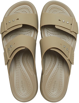 (Women) Crocs Brooklyn Low Wedge Sandal 'Beige' 207431-260 Shop (Women) Crocs Brooklyn Low Wedge Sandal 'Beige' 207431-260