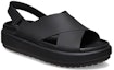 Order (W) Crocs Brooklyn Luxe Tali Silang 'Hitam' 209407-060