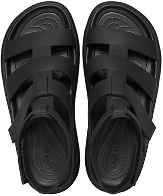 (W) Sandal Crocs Brooklyn Luxe Gladiator 'Hitam' 209557-060 Shop (W) Sandal Crocs Brooklyn Luxe Gladiator 'Hitam' 209557-060