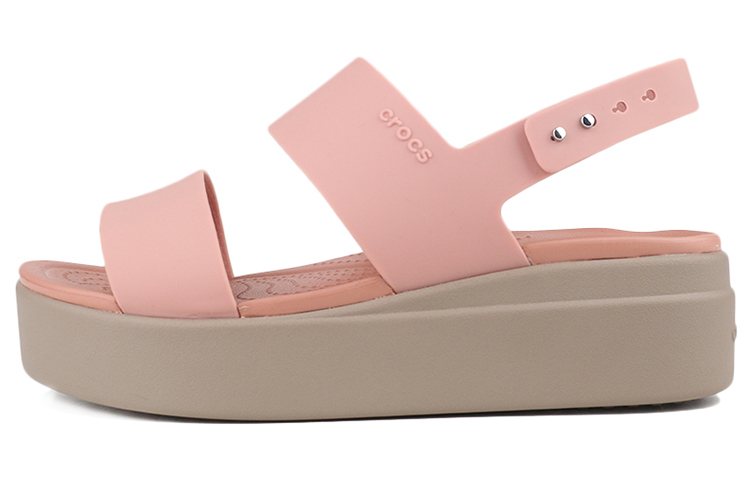 (Women) Crocs Brooklyn Platform Sandal 'Light Pink' 206453-6RT