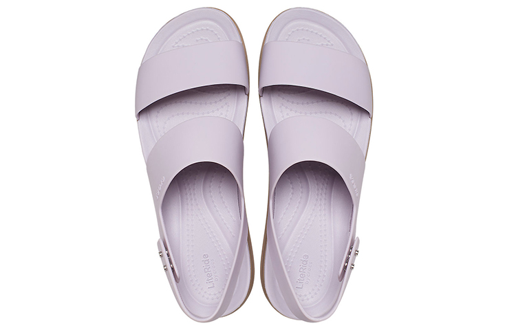 Shop (Women) Crocs Brooklyn Platform Sandal 'Misty Purple' 206453-5PV