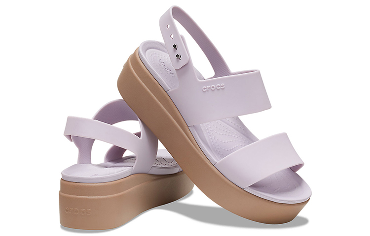 Details for (Women) Crocs Brooklyn Platform Sandal 'Misty Purple' 206453-5PV