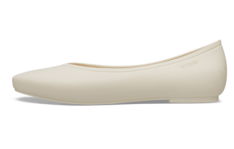 Buy Crocs卡駱馳 PU 布魯克林尖頭 休閒單鞋 女款 水泥灰