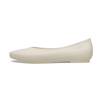 (W) Crocs Brooklyn Pointed Flats 'Cream White'