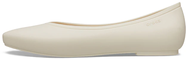 (Women) Crocs Brooklyn Pointed Flats 'Cream White' 210169-160 (Women) Crocs Brooklyn Pointed Flats 'Cream White' 210169-160