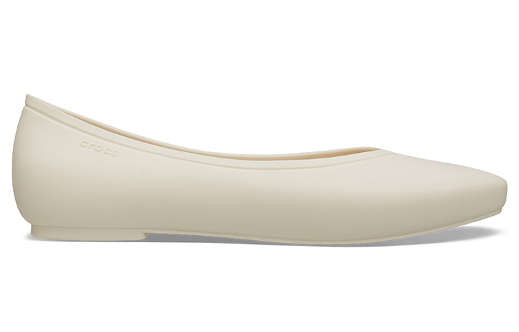 Order Crocs卡駱馳 PU 布魯克林尖頭 休閒單鞋 女款 水泥灰