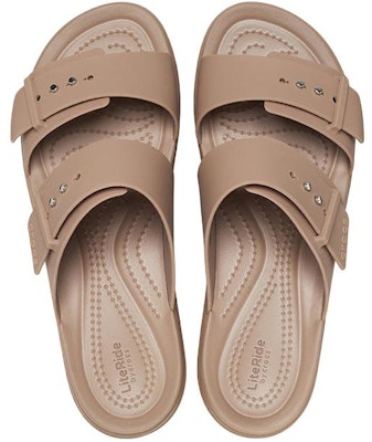 (Women) Crocs Brooklyn Sandal Low Wedge 'Latte' 207431-2Q9 Order (Women) Crocs Brooklyn Sandal Low Wedge 'Latte' 207431-2Q9