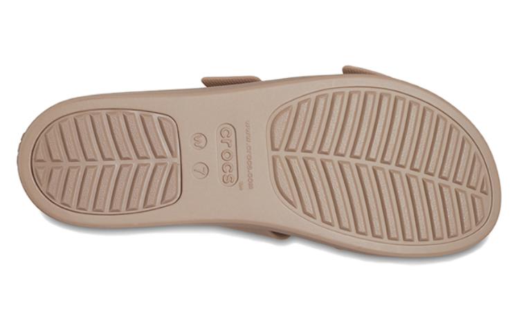 Shop (W) Sandalias Crocs Brooklyn Wedge Baja 'Latte'. 207431-2Q9