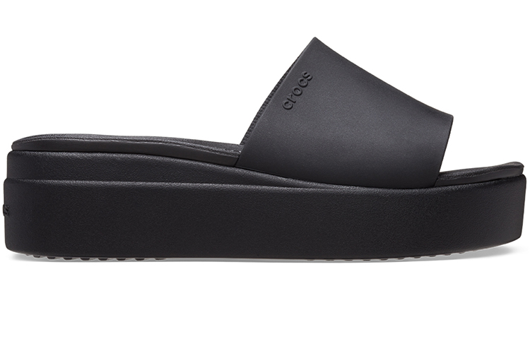 Lookbook (W) Crocs 布鲁克林凉拖鞋 '黑色' 208728-001