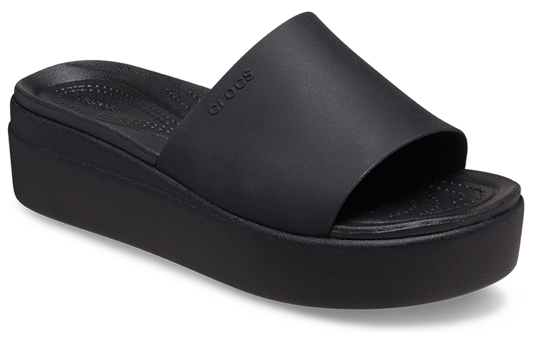 Shop (W) Crocs 布鲁克林凉拖鞋 '黑色' 208728-001
