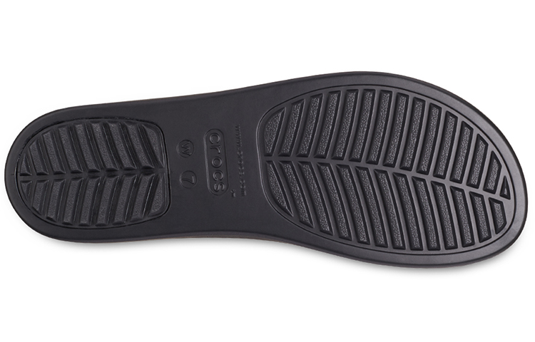 Sizing (W) Crocs 布鲁克林凉拖鞋 '黑色' 208728-001