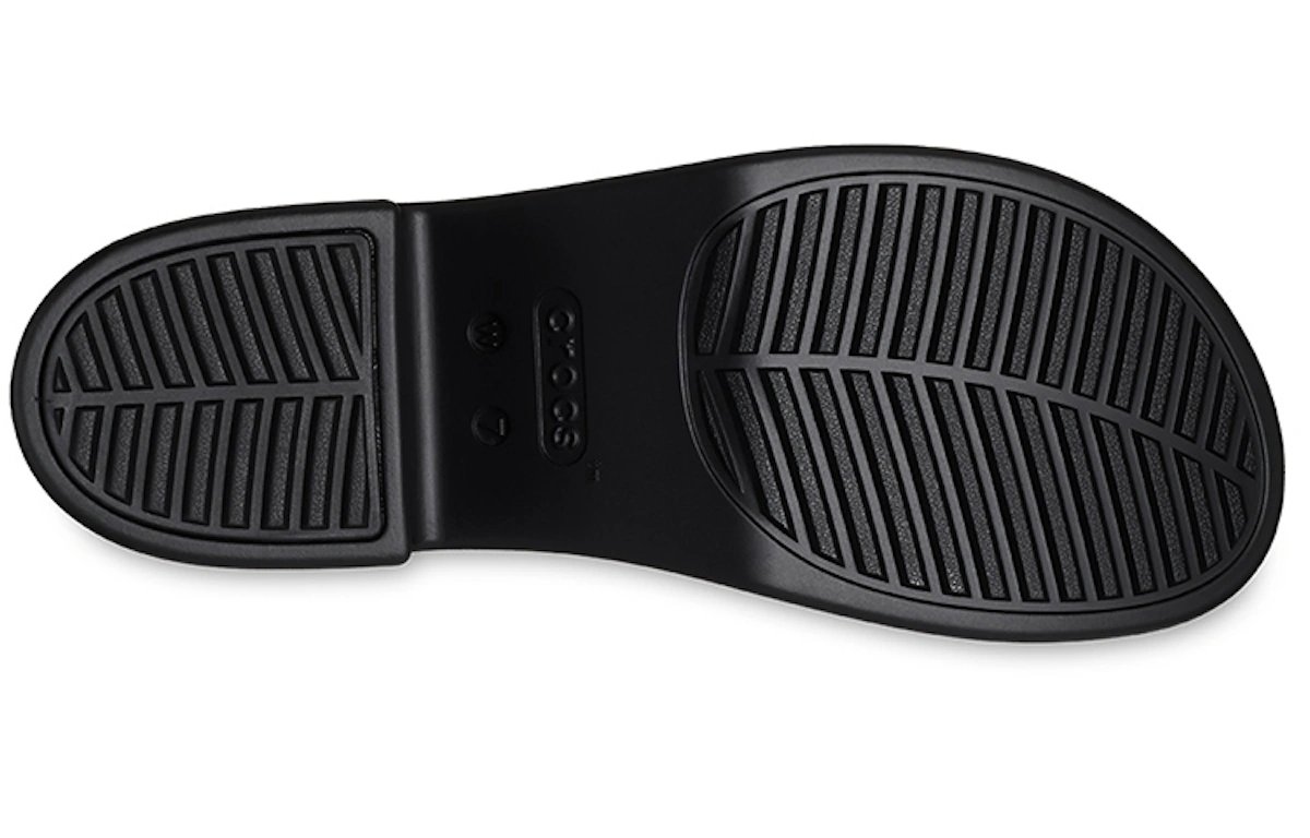 (Women) Crocs Brooklyn Slide Heels 'Black'