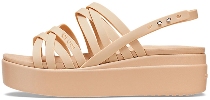 (Women) Crocs Brooklyn Strappy 'Brown Comfort Fashion' 206751-212 Buy (Women) Crocs Brooklyn Strappy 'Brown Comfort Fashion' 206751-212