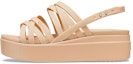 Buy (Women) Crocs Brooklyn Strappy 'Brown Comfort Fashion' 206751-212