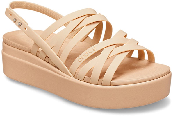 (Women) Crocs Brooklyn Strappy 'Brown Comfort Fashion' 206751-212 Order (Women) Crocs Brooklyn Strappy 'Brown Comfort Fashion' 206751-212