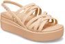 Order (Women) Crocs Brooklyn Strappy 'Brown Comfort Fashion' 206751-212